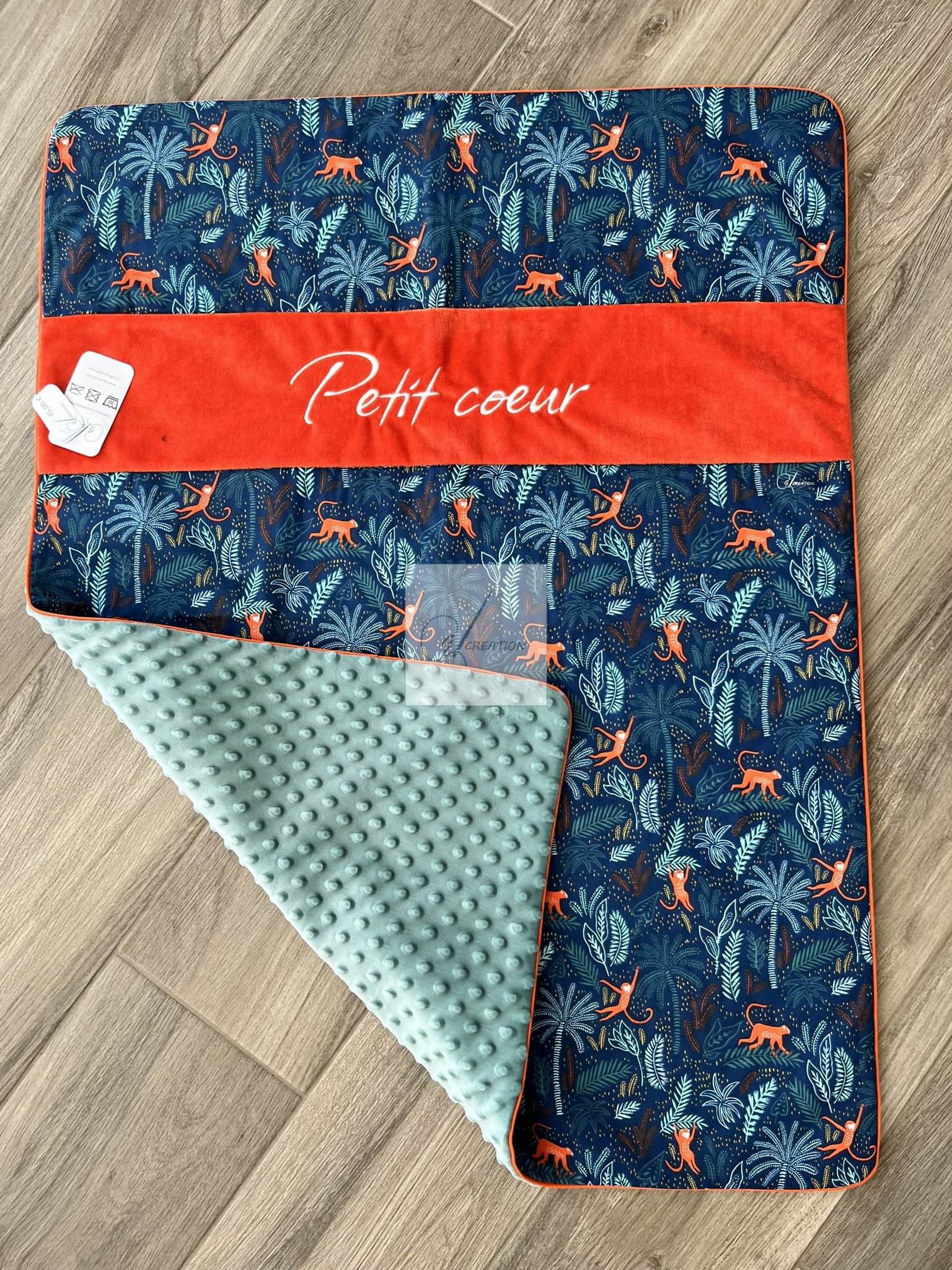 Couverture (Couverture Petit cœur — ± 70/100cm)
